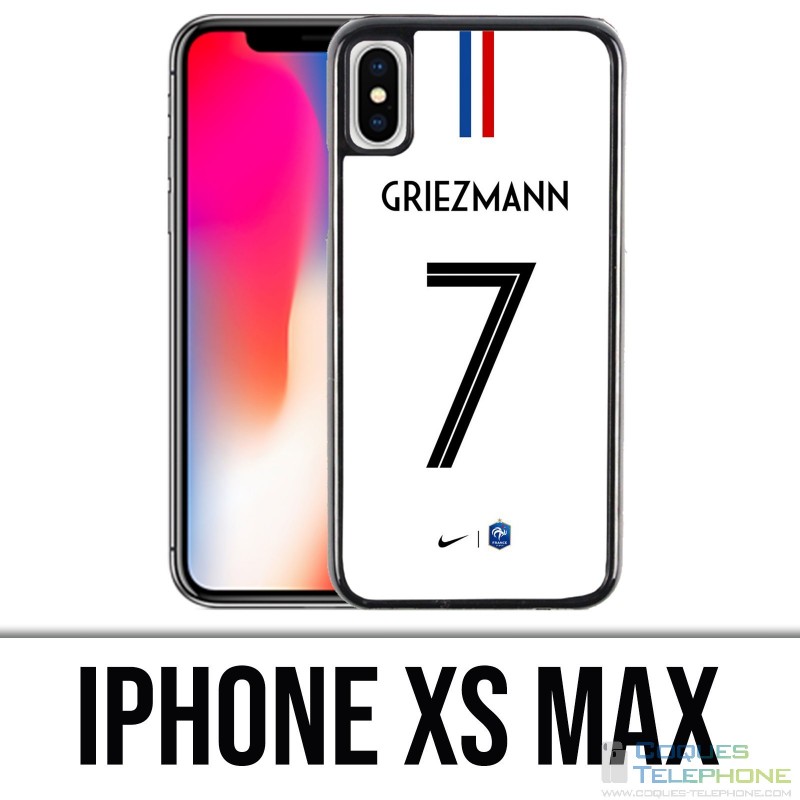 Custodia per iPhone XS Max - maglia da calcio France Griezmann
