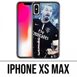 Coque iPhone XS MAX - Football Zlatan Psg