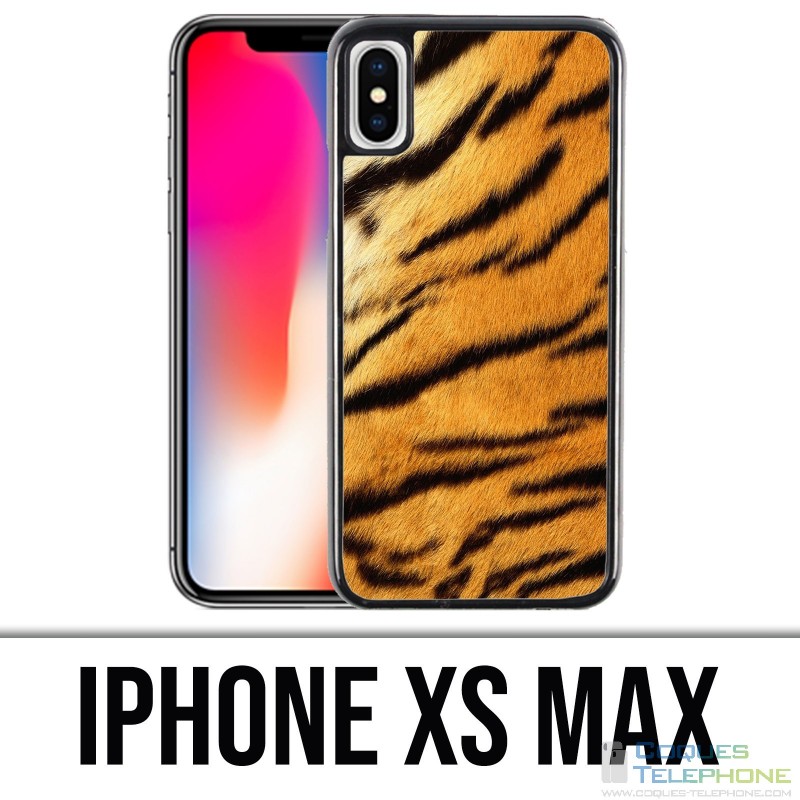 Custodia per iPhone XS Max - Pelliccia di tigre