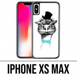Coque iPhone XS Max - Funny Autruche