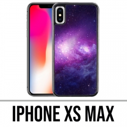 Coque iPhone XS MAX - Galaxie Violet