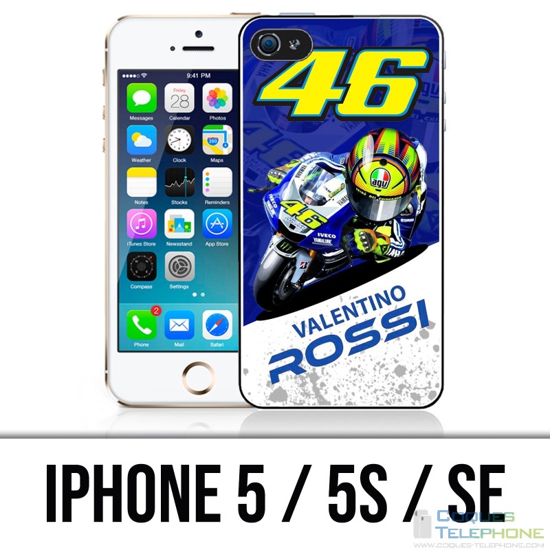 IPhone 5 / 5S / SE case - Motogp Rossi Cartoon