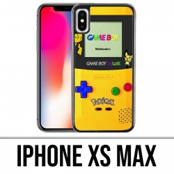 Coque iPhone XS MAX - Game Boy Color Pikachu Jaune Pokémon