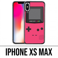 Coque iPhone XS MAX - Game Boy Color Rose