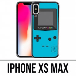 Custodia per iPhone XS Max - Game Boy Color Turchese