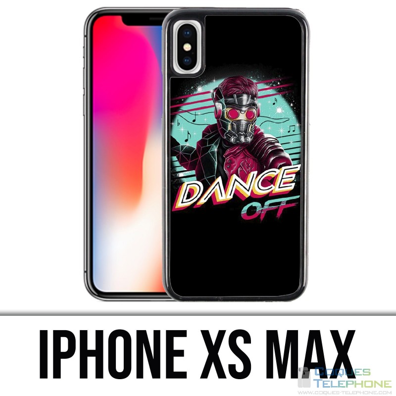 Coque iPhone XS MAX - Gardiens Galaxie Star Lord Dance