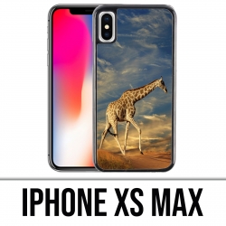 Coque iPhone XS MAX - Girafe Fourrure