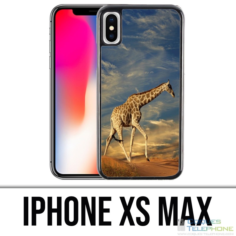 Coque iPhone XS MAX - Girafe Fourrure