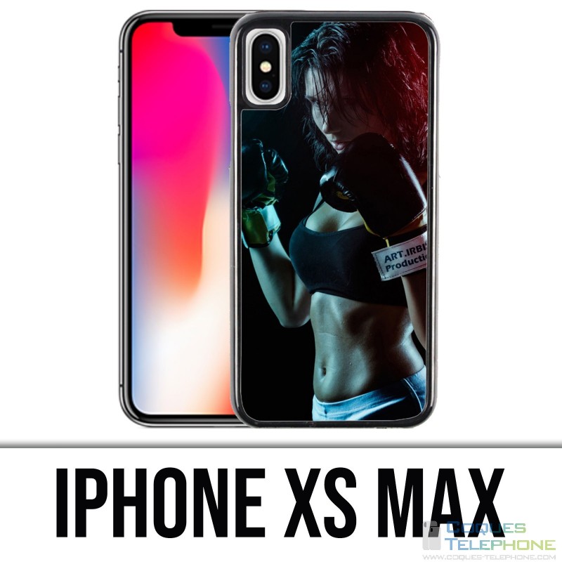 Coque iPhone XS Max - Girl Boxe