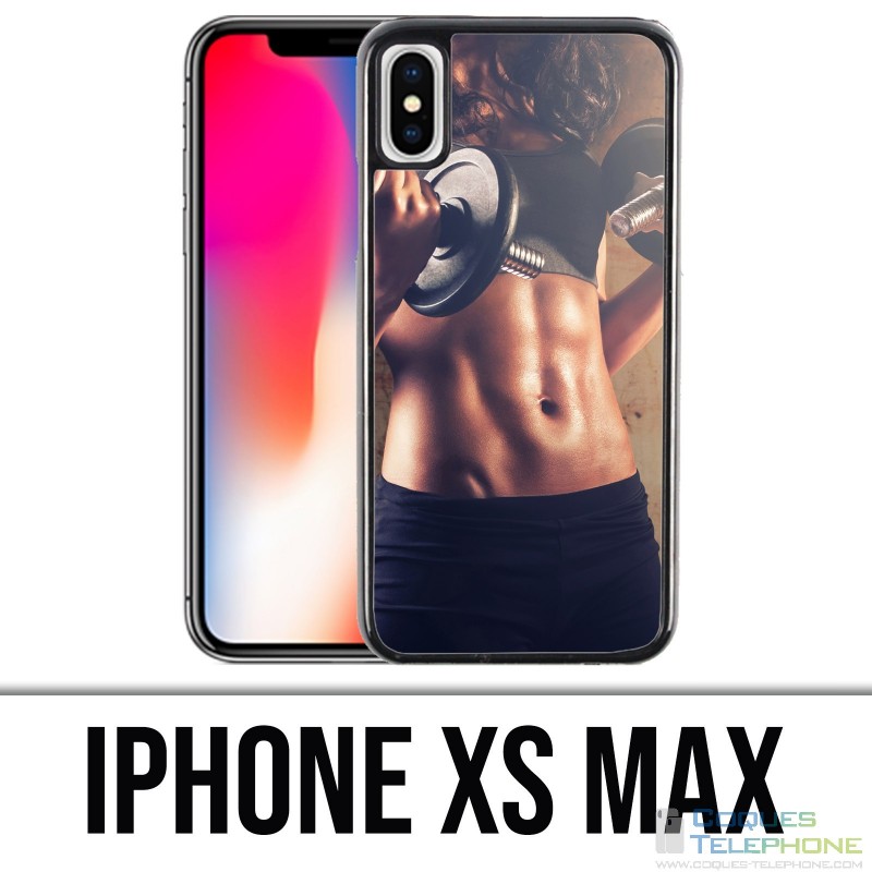 Coque iPhone XS Max - Girl Musculation