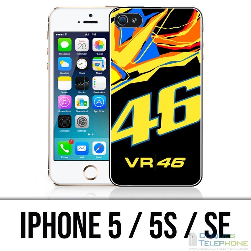 Coque iPhone 5 / 5S / SE - Motogp Rossi Sole Luna
