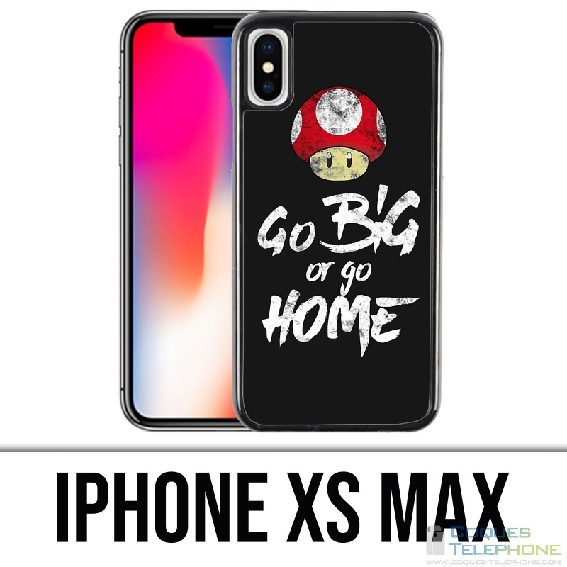 Coque iPhone XS MAX - Go Big Or Go Home Musculation