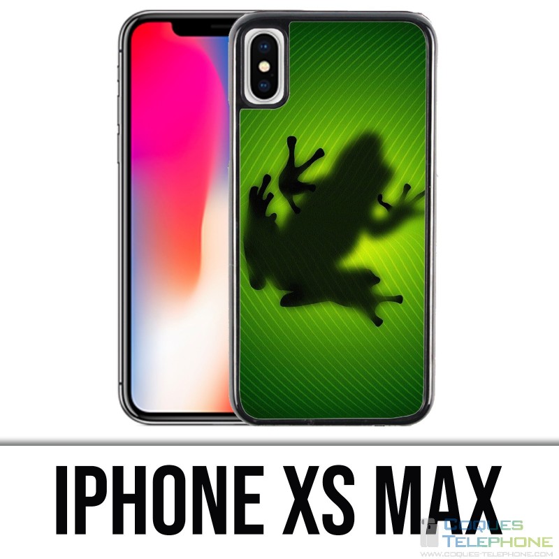 Coque iPhone XS MAX - Grenouille Feuille