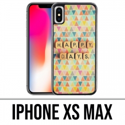 Coque iPhone XS MAX - Happy Days