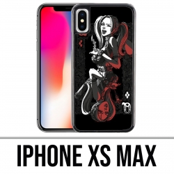 Coque iPhone XS MAX - Harley Queen Carte