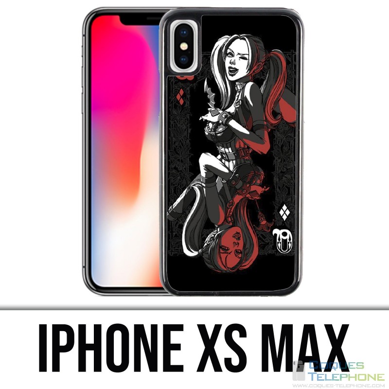 Coque iPhone XS MAX - Harley Queen Carte