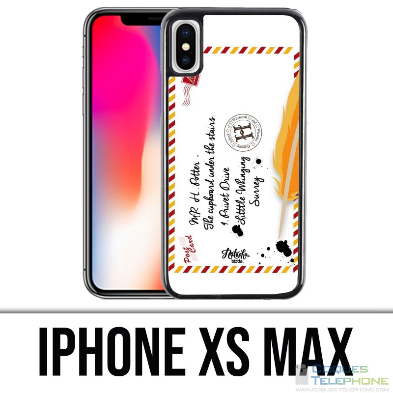 Vinilo o funda para iPhone XS Max - Harry Potter Letter Hogwarts