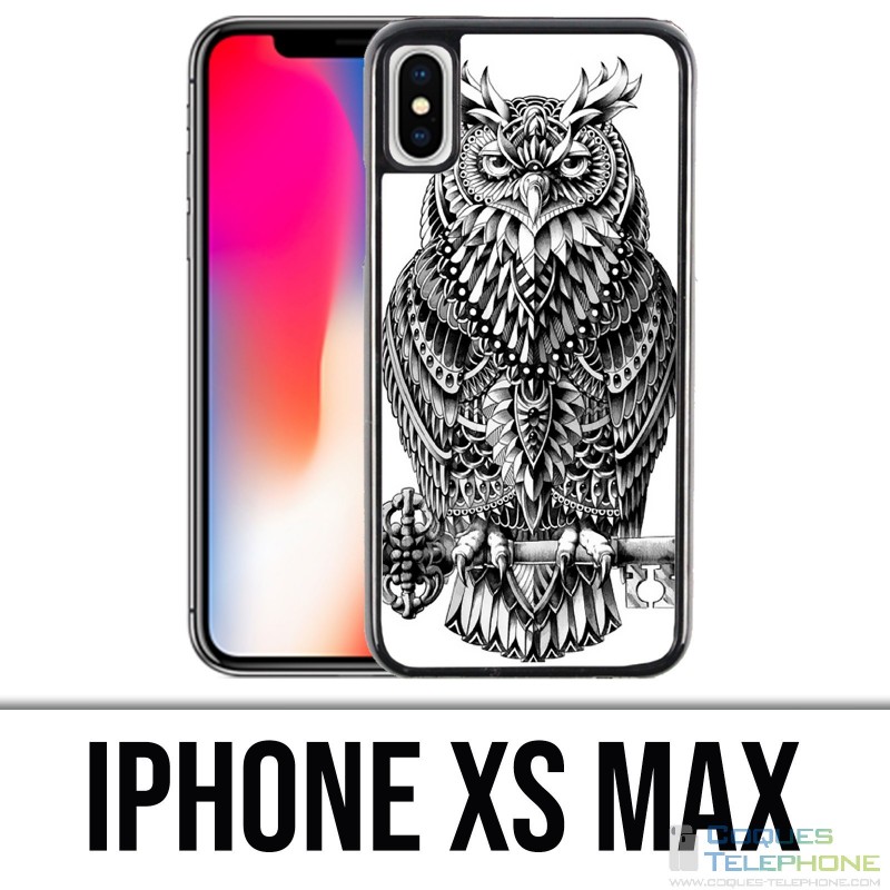 Custodia per iPhone XS Max - Gufo Azteque