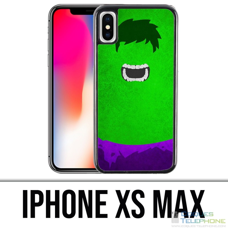 Coque iPhone XS MAX - Hulk Art Design