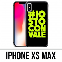 Coque iPhone XS MAX - Io Sto Con Vale Motogp Valentino Rossi