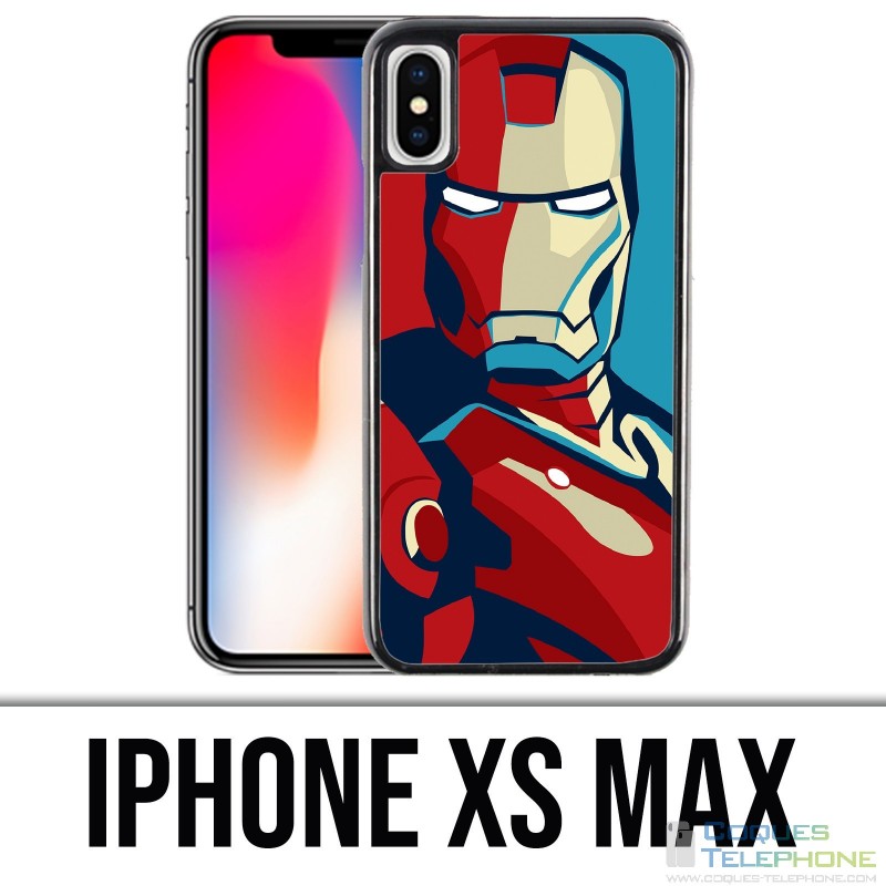 Coque iPhone XS MAX - Iron Man Design Affiche