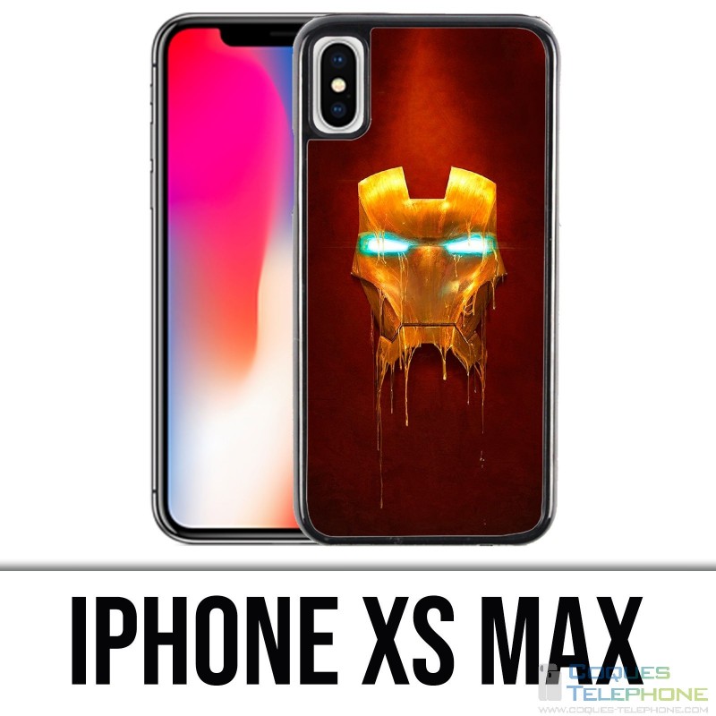 Custodia per iPhone XS Max - Iron Man Gold
