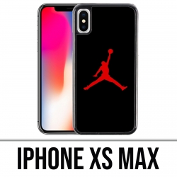 Custodia iPhone XS Max - Jordan Basketball Logo nera
