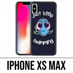 Coque iPhone XS MAX - Just Keep Swimming
