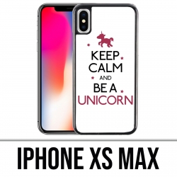 Funda iPhone XS Max - Keep Calm Unicorn Unicorn
