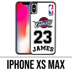 Coque iPhone XS Max - Lebron James Blanc