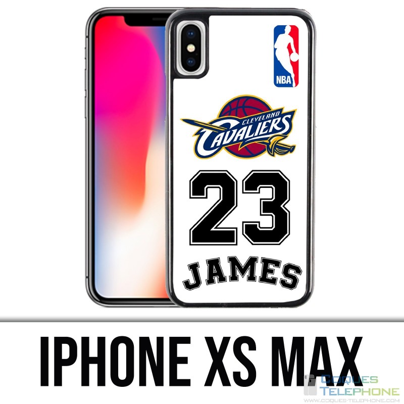 Coque iPhone XS Max - Lebron James Blanc
