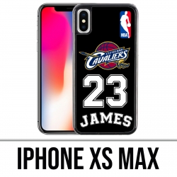Coque iPhone XS Max - Lebron James Noir