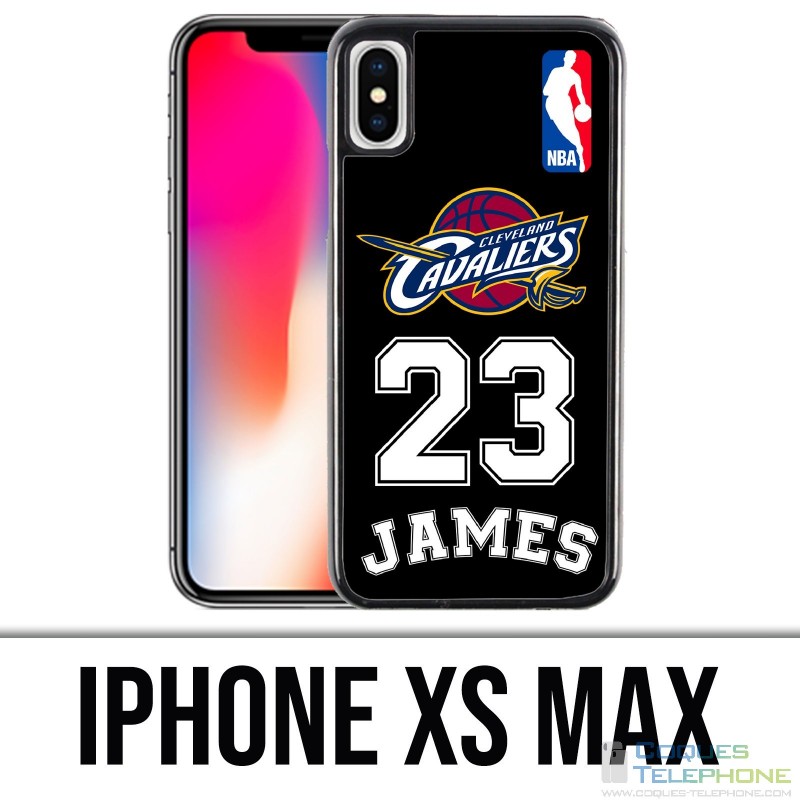 Coque iPhone XS Max - Lebron James Noir