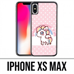 Coque iPhone XS MAX - Licorne Kawaii