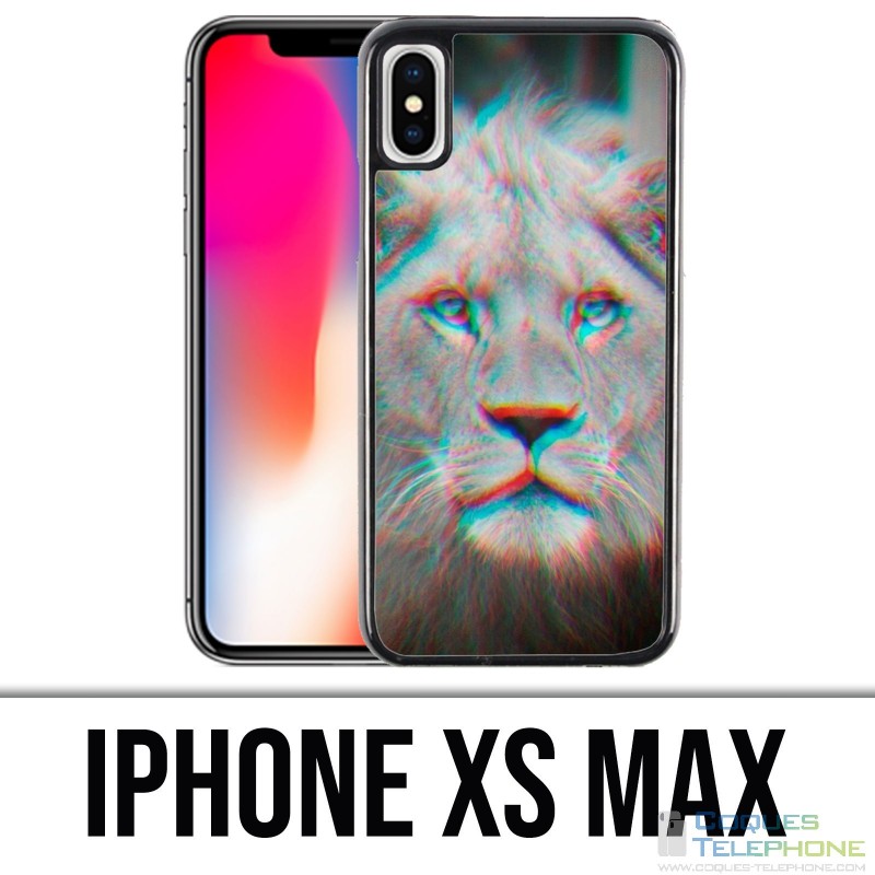 Funda iPhone XS Max - Lion 3D