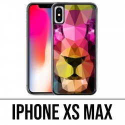 Coque iPhone XS MAX - Lion Geometrique