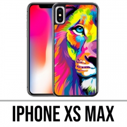 Custodia per iPhone XS Max - Leone multicolore