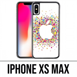 Coque iPhone XS MAX - Logo Apple Multicolore