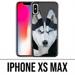 Custodia per iPhone XS Max - Husky Origami Wolf