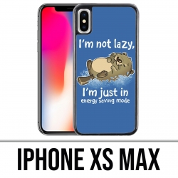 Custodia per iPhone XS Max - Loutre Not Lazy