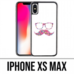 Coque iPhone XS Max - Lunettes Moustache