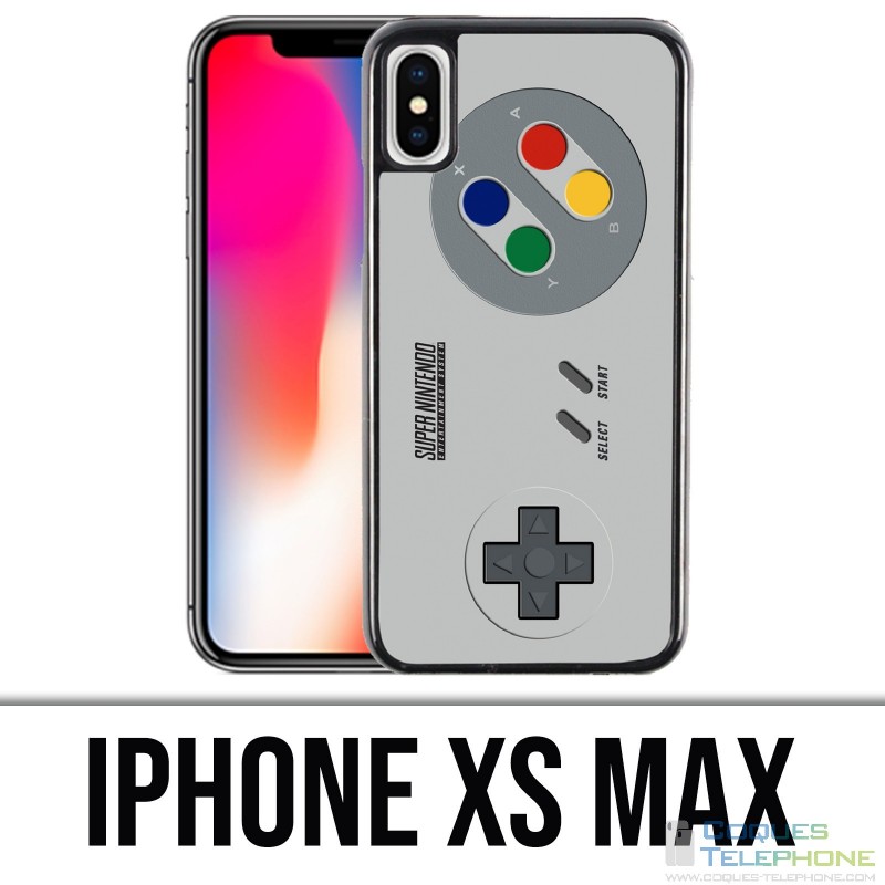 Coque iPhone XS MAX - Manette Nintendo Snes
