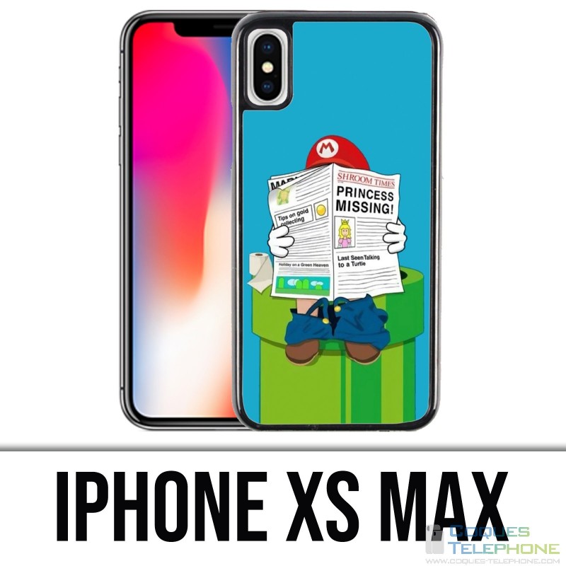 Coque iPhone XS MAX - Mario Humour