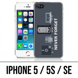 Coque iPhone 5 / 5S / SE - Never Forget Vintage