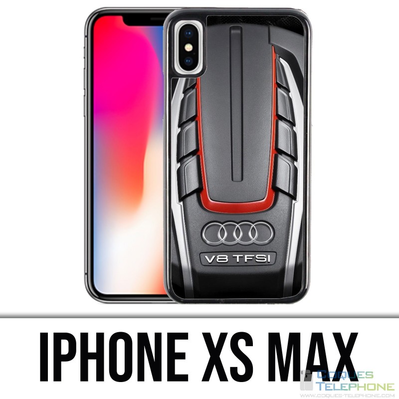 Coque iPhone XS MAX - Moteur Audi V8