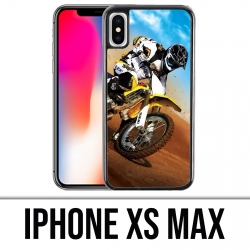 Coque iPhone XS MAX - Motocross Sable