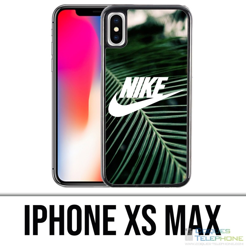 Coque iPhone XS MAX - Nike Logo Palmier