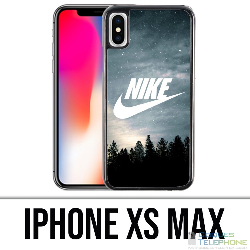 Coque iPhone XS MAX - Nike Logo Wood