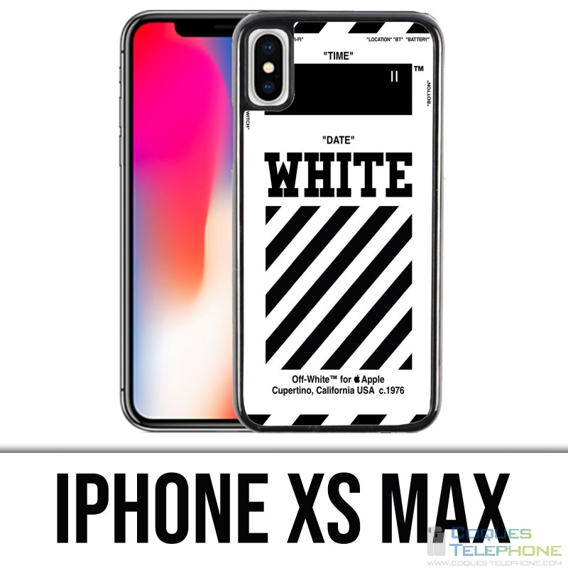 Coque iPhone XS MAX - Off White Blanc