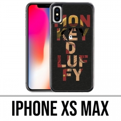Coque iPhone XS MAX - One Piece Monkey D.Luffy